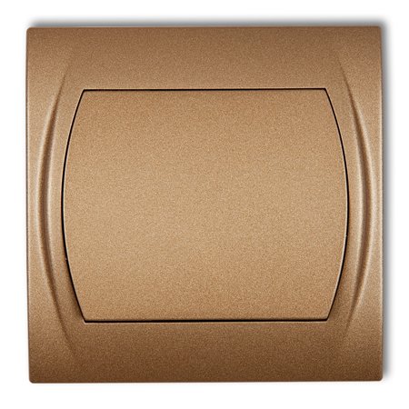 Treppenhaus-Schalter (eine Taste, ohne Piktogramm) gold 8LWP-3.1