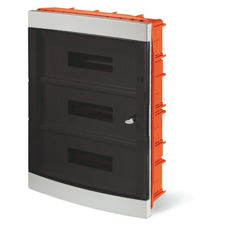 Unterputz-Schalttafel DOMINO (3x18) IP-40 transparente Tür Scame - 675.5054B
