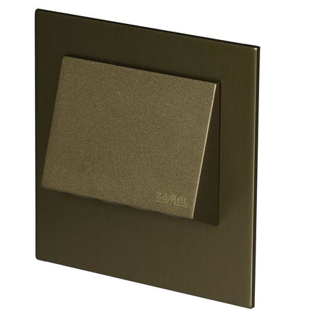 LED-Leuchte Navi mit Rahmen, Aufputz 14V DC, gold, neutralweiß 11-111-47 Ledix Zamel