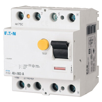 FI-Schalter 4P 80A 0,03A Typ A PFIM-80/4/003-A-MW 235447 Eaton